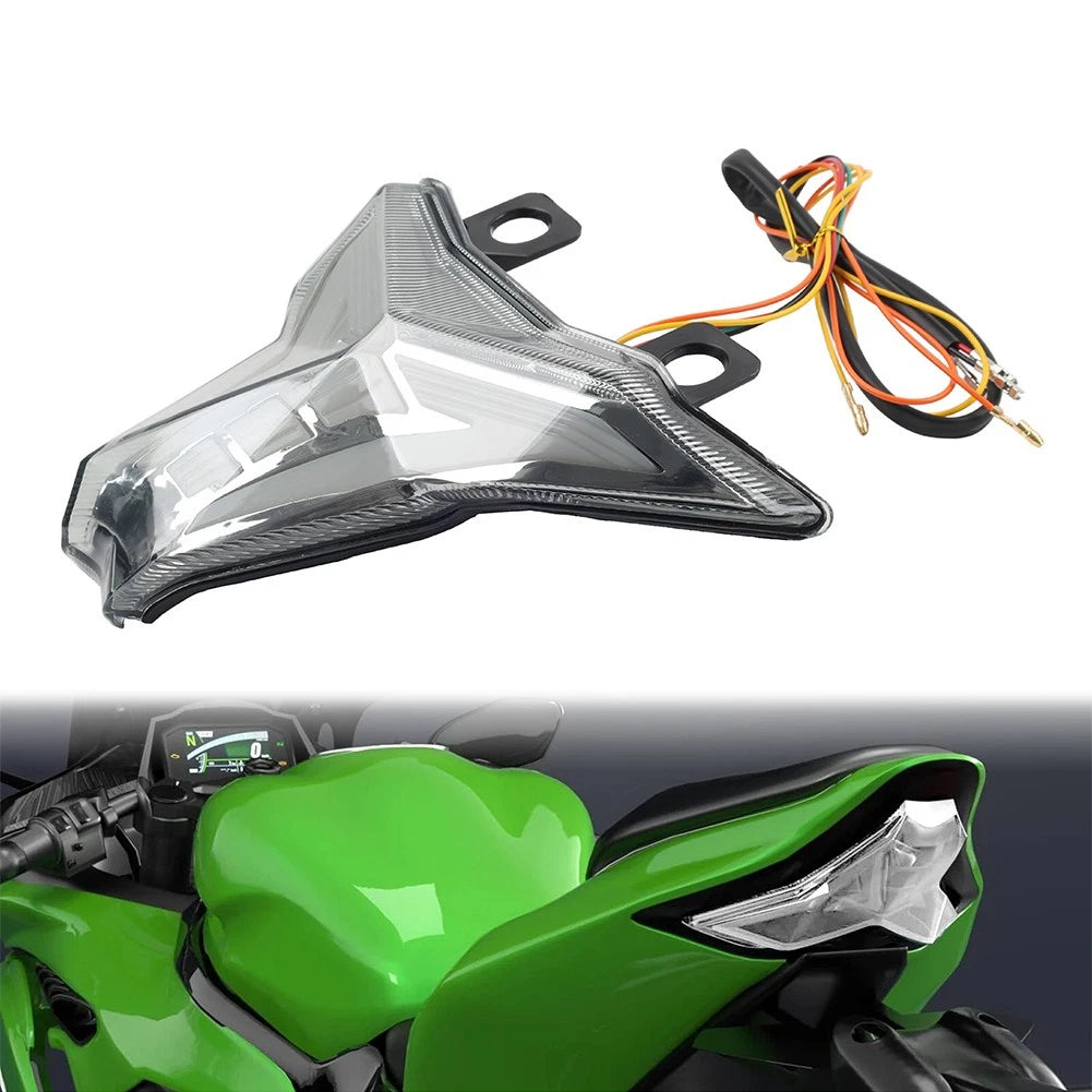 Integrated Tail Light Turn Signal For Kawasaki ZX6R ZX10R Ninj400 Z400 2019-2023