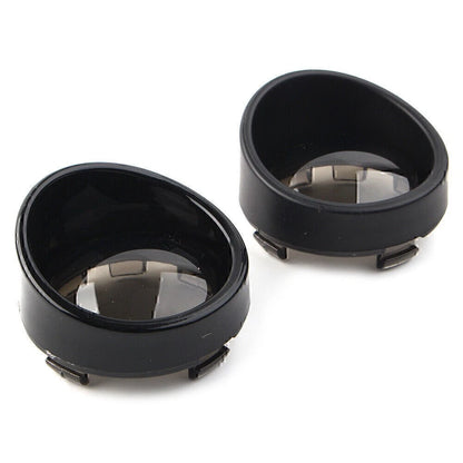 Turn Signal Light Lens Cover Black Bezels Visor Fit For Harley Softail