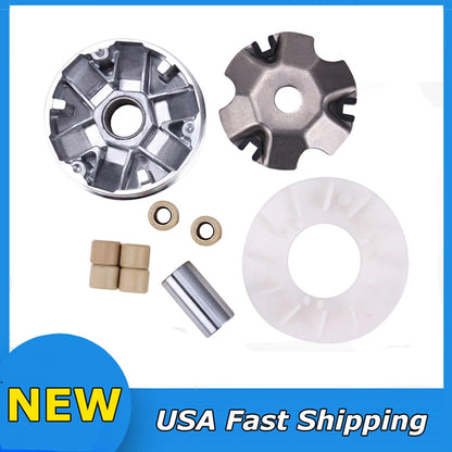 Clutch Variator Roller Fan For GY6 49cc 50cc Scooter Moped ATV GO KART