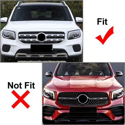 GTR Style Front Bumper Hood Grille Fit Benz GLB Class W247 X247 GLB250 2019-2022