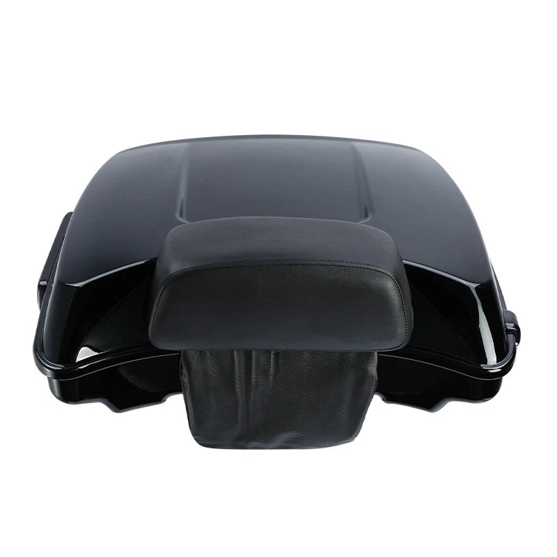 Razor Trunk Backrest Solo Mount Rack Fit For Harley Street Road Glide King 14-Up