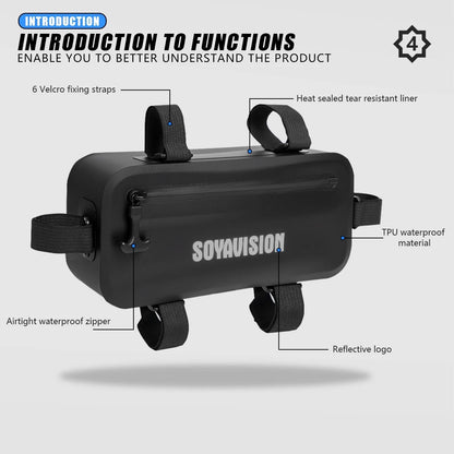 1PC Motorcycle Universal Side Tool Bag Frame Waterproof Bag for BMW Honda Yamaha