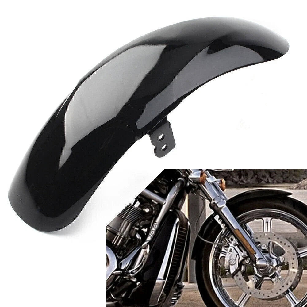 Gloss Black Front Fender Mudguard Fit For Harley V Rod Night Rod VRSCAW 2003-11