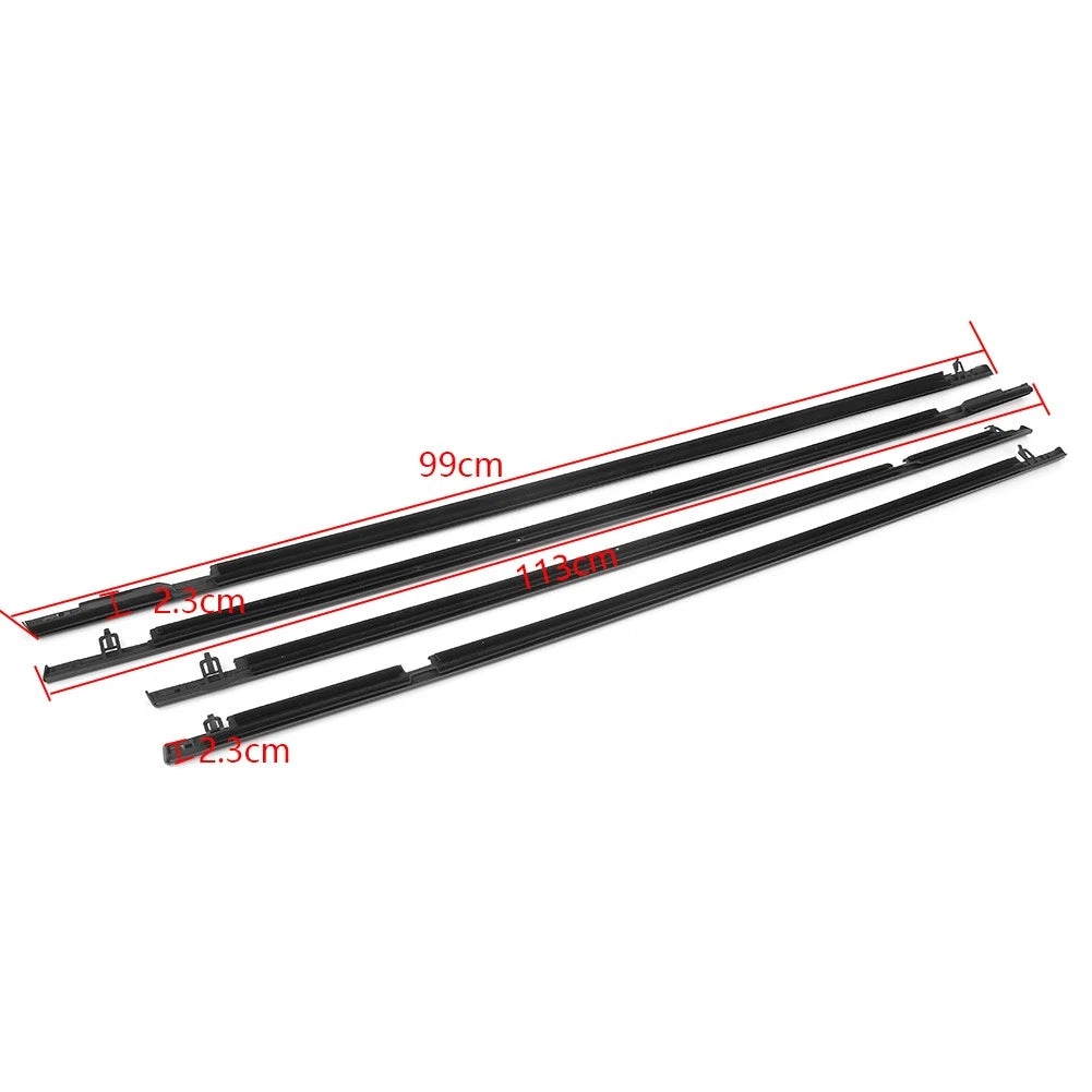 Car Window Trim Moulding Weatherstrip Seal Belt For Honda Civic 2006-2011 2007