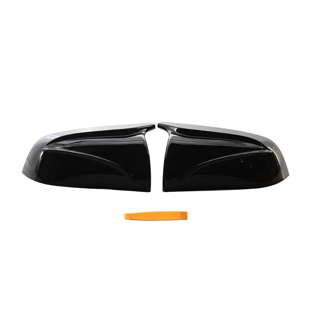Pair ABS Plastic Rear view mirror cover trim For Tesla Model 3 2017-2020