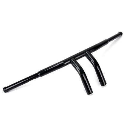 1-1/4" BLACK 8" RISE T-BARS HANDLEBARS DRAG BARS DRAG BAR FOR HARLEY MOTORCYCLE