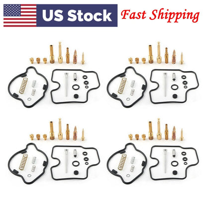 4 Set Carburetor Carb Rebuild Repair Kit For Honda 1995-98 96 97 CBR600F3-CBR600