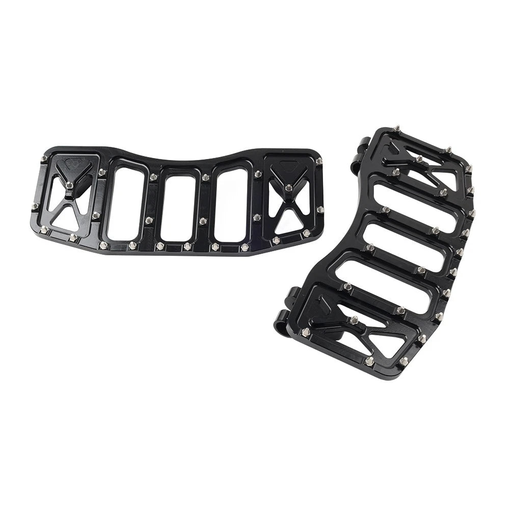 2pcs Front Foot Pedal For Harley Touring 86+ Softail FL 86-17 Dyna FLD 2012-16