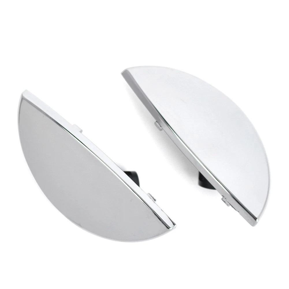 2pcs Chrome Headlight Washer Nozzle Cover For BMW Mini Cooper R50 R52 R53 01-06
