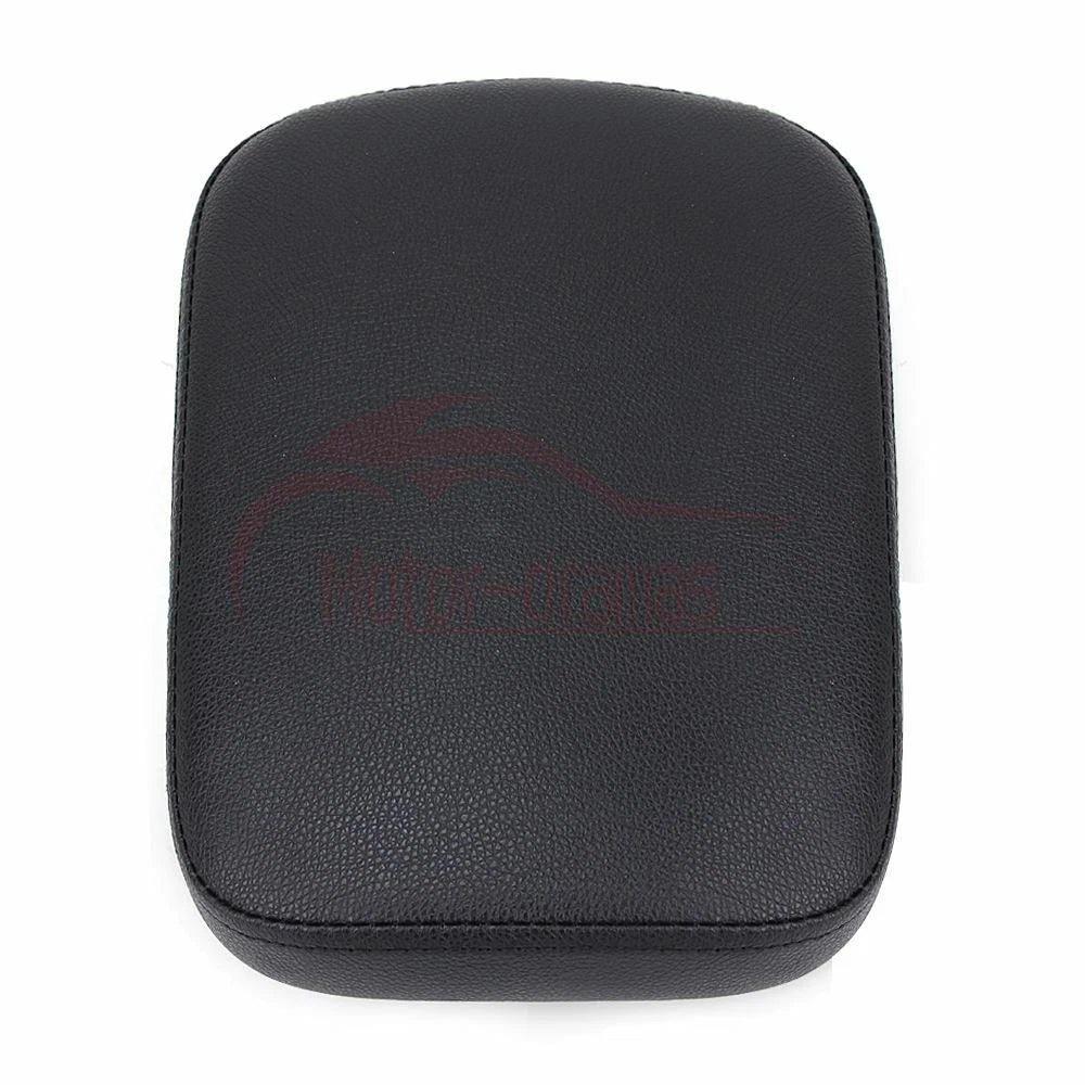 Motorcycle Rear Fender Passenger Pillion Pad Seat 6 Suction Cups For Harley Dyna