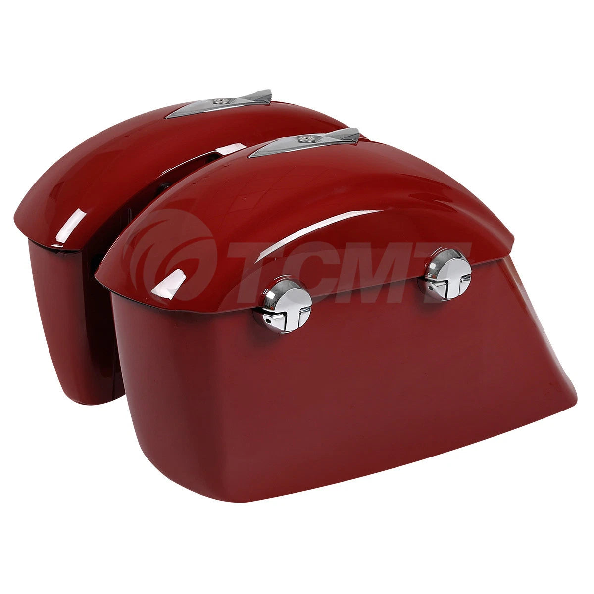 Red Hard Saddle Bag Electronic Latch For Indian Chieftain 14-18 Roadmaster 15-25
