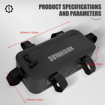 1PC Motorcycle Universal Side Tool Bag Frame Waterproof Bag for BMW Honda Yamaha
