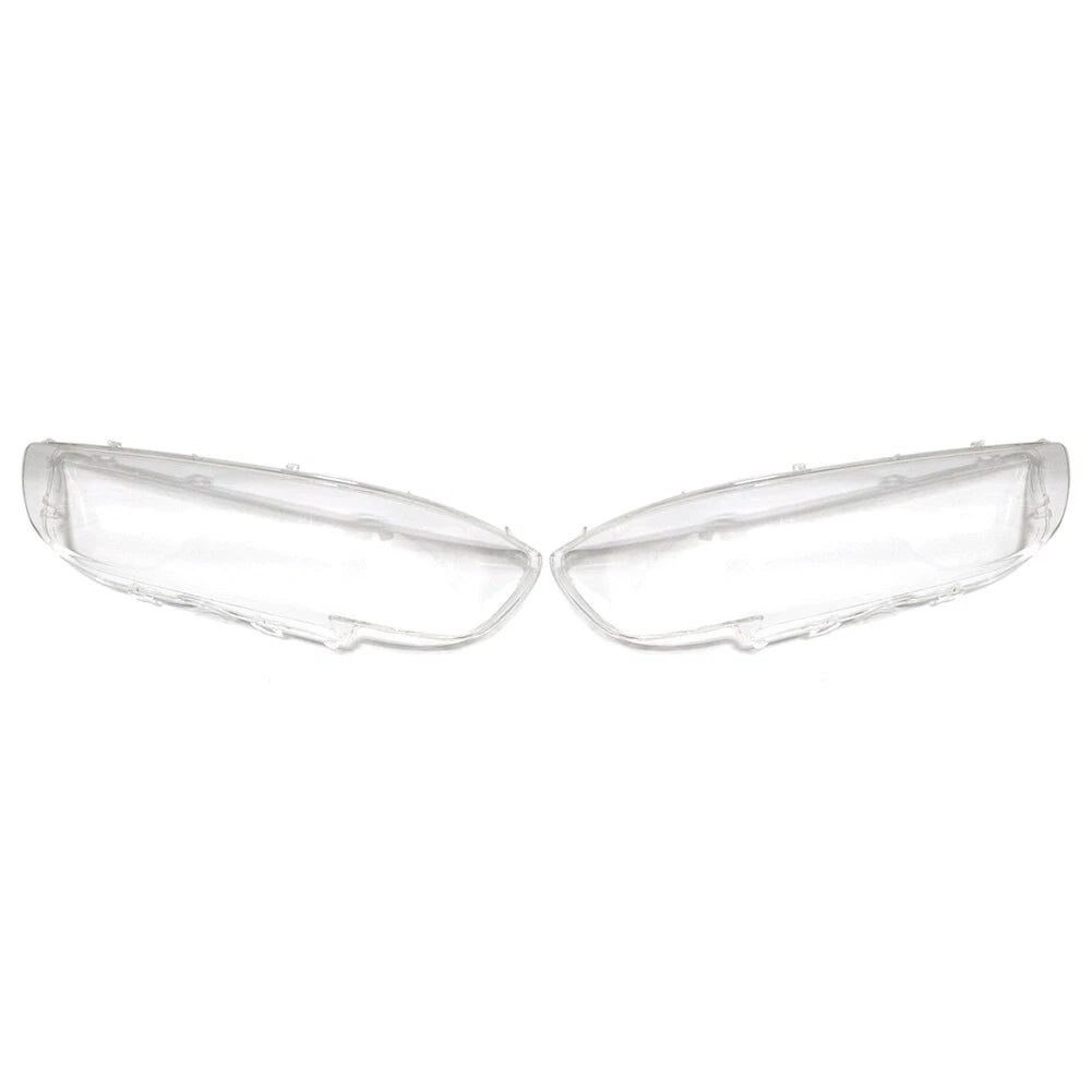 Front Headlight Lens Shell Cover Replacement For BMW 5 Series E39 2001-2003 PAIR
