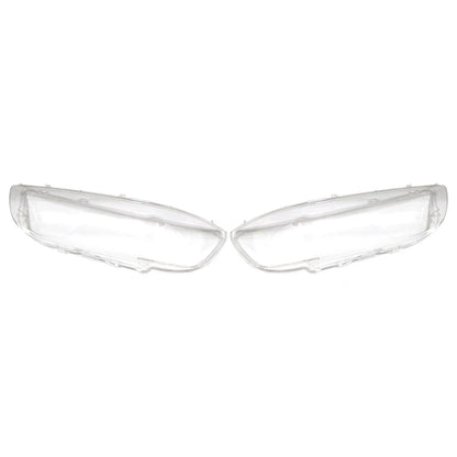 Front Headlight Lens Shell Cover Replacement For BMW 5 Series E39 2001-2003 PAIR