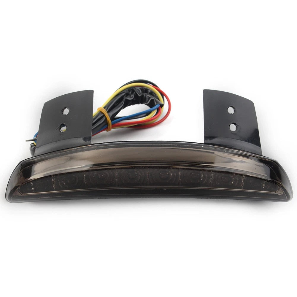 Motorcycle Rear Mudguard Edge Brake Tail Light Tan For Harley Breakout Bobber