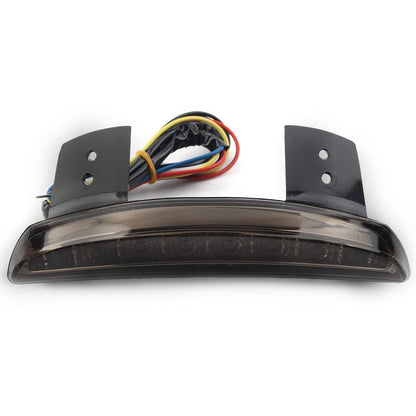 Motorcycle Rear Mudguard Edge Brake Tail Light Tan For Harley Breakout Bobber