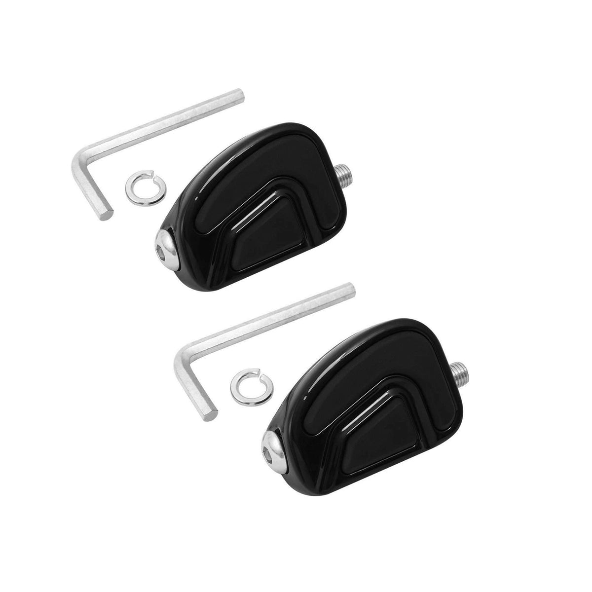 Pair Black Shifter Pegs Fit For Harley Dyna Touring Electra Street Road Glide US