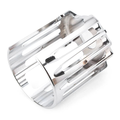 US Motor Chrome Edge Oil Filter Cover Trim Fit Harley Touring Road King Glide
