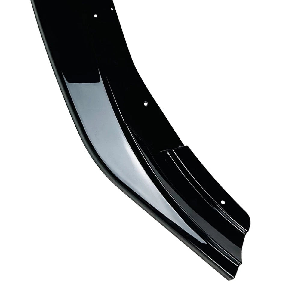 Front Bumper Spoiler Splitter Lip For Ford Focus RS MK3 2015-2018  Glossy Black