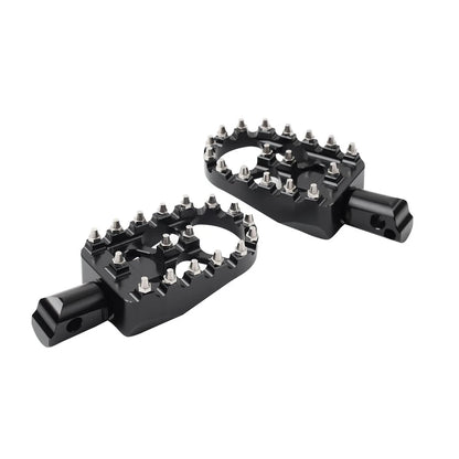 Rear Black  FootPeg Passenger Pedal For Harley FXBB FXLR FXLRS FXLRST FXST FLSB