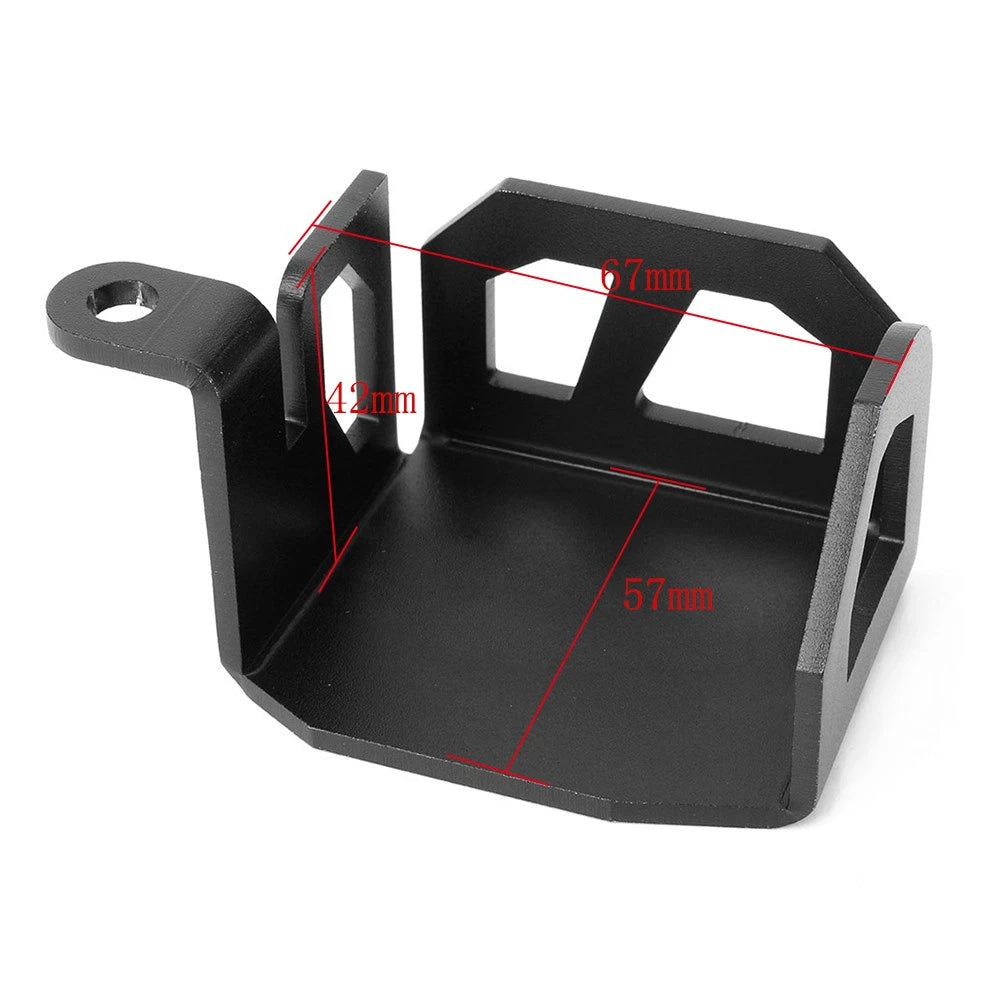 Rear Break Reservoir Protective Guard Alloy Black For HONDA CRF1000L