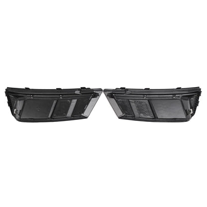 Front Bumper Lower Grill Fog Light Grille For Audi A4 B9 2016-2018