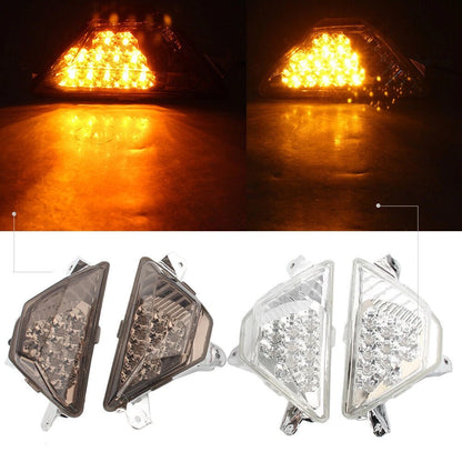 Front Turn Signal Lights Amber Indicator For Kawasaki Ninja 300R EX300 13-17