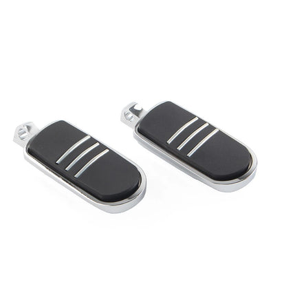 US 32mm 1.25" Male Foot pegs Footrest Pedal For Harley Iron XL 883 1200 Chrome