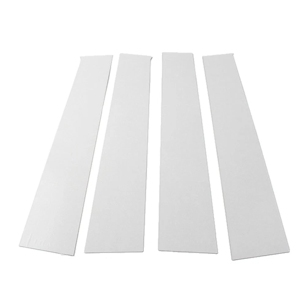 4 Pcs Bright Black Car Window Pillar Posts Door Trims For Dodge Ram 1500 2009-18