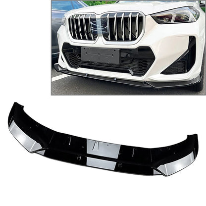 US Front Bumper Lip Spoiler Splitter Body Kit For BMW X1 U11 M Sport 2023-2024