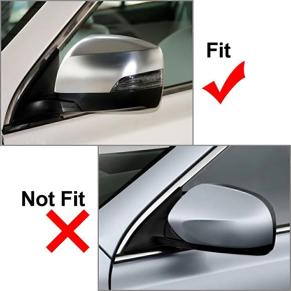 Side Rear View-Mirror Cover Cap Trim Left & Right Set Fit Subaru 2012-2018 2PCS