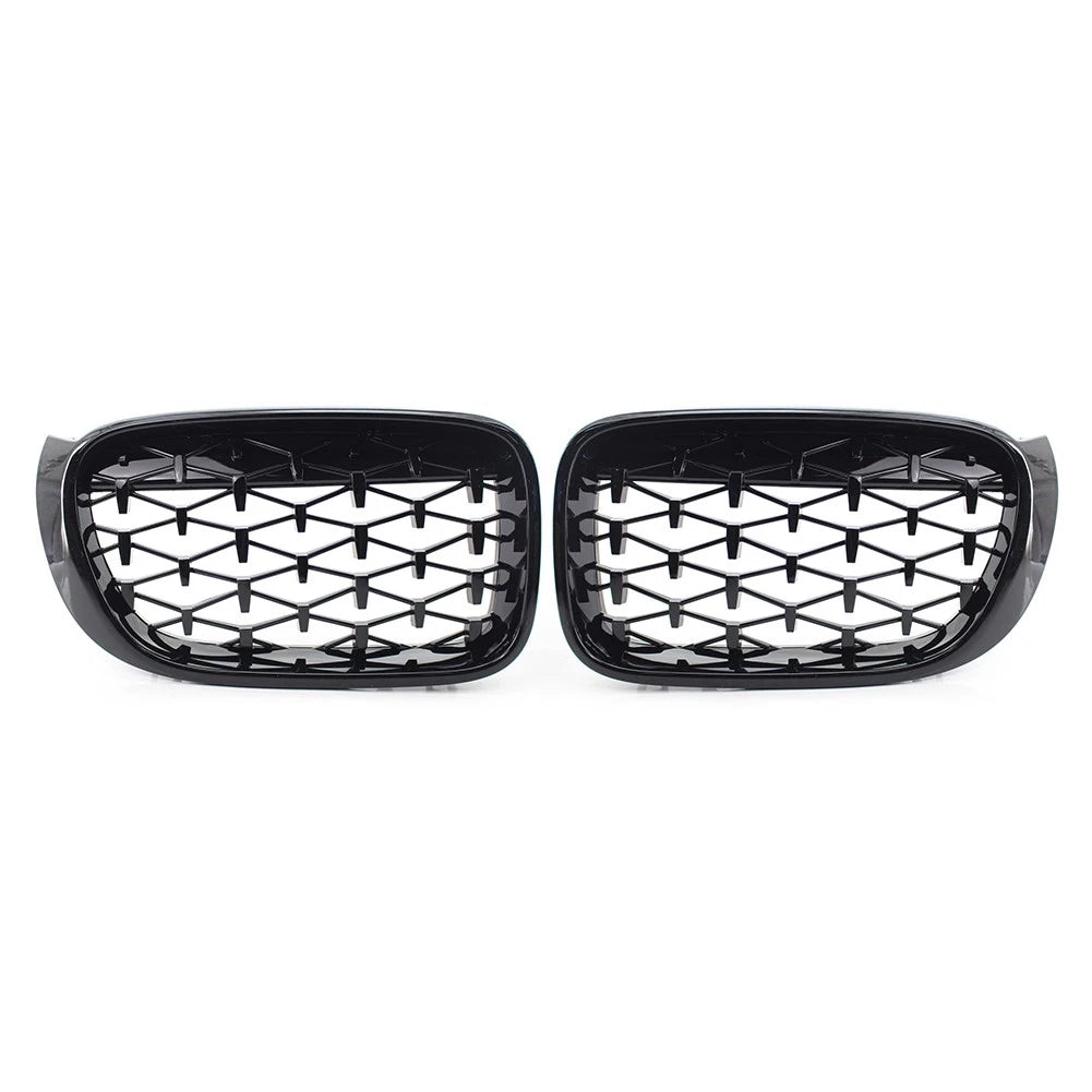 Meteor Front Kidney Grille Grill For BMW X3 F25 /X4 F26 2014-2017 Black