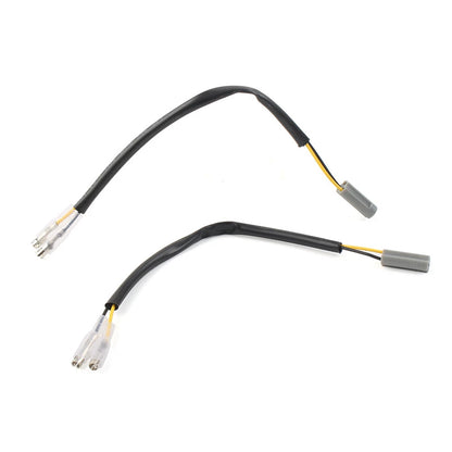 2pcs Turn Signal Marker Wire Adapters Plug Connectors Leads Fit YAMAHA Indicator