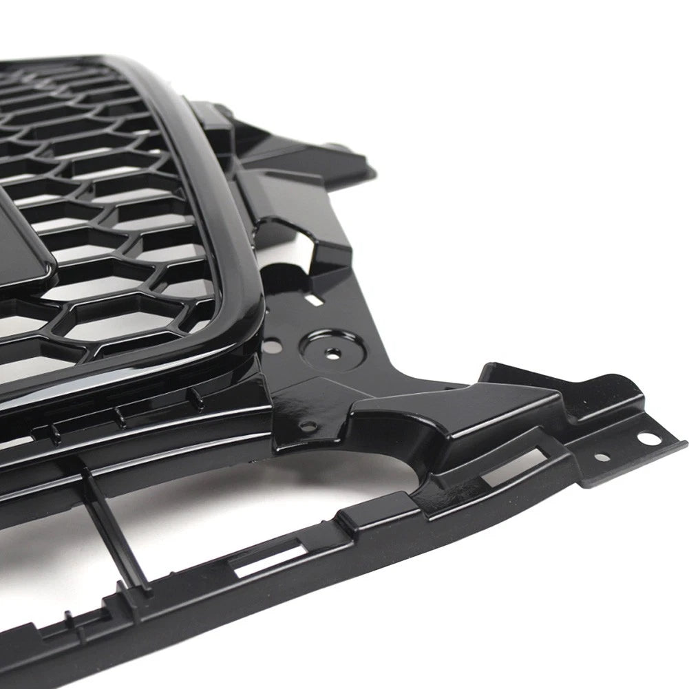 Front Bumper Honeycomb Grille Glossy Black For Audi Q5 2013-2017 2015 US