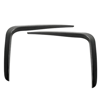 Carbon Black Front Bumper Lip Spoiler For BMW 4 Series G22 G23 M Sport 2020-2023