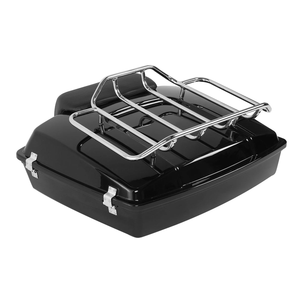 5.5" Trunk Backrest Pad Mount Rack Fit For Harley Touring 09-13 12