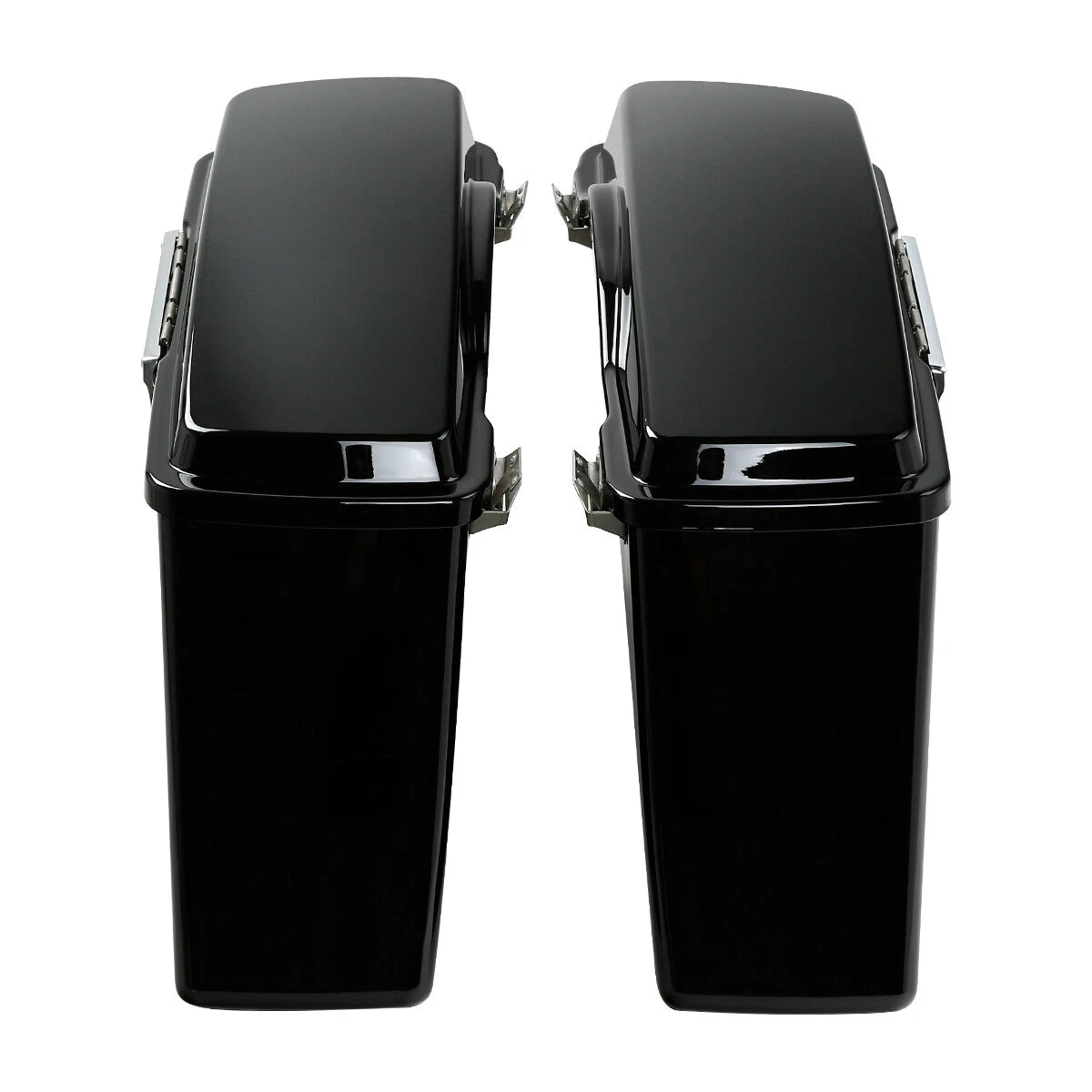 Hard Saddle Bags Bag W/ Chrome Conversion Brackets For HARLEY Heritage Softail