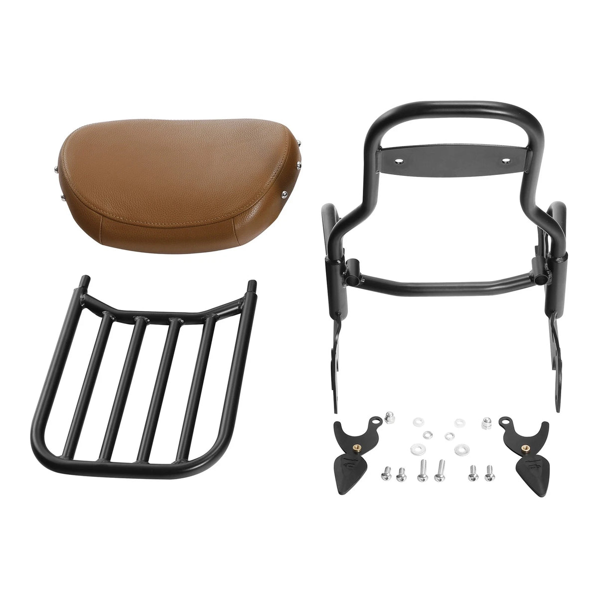 Backrest Pad Sissy Bar Luggage Rack For Indian Chieftain 14-25 Challenger 21-25