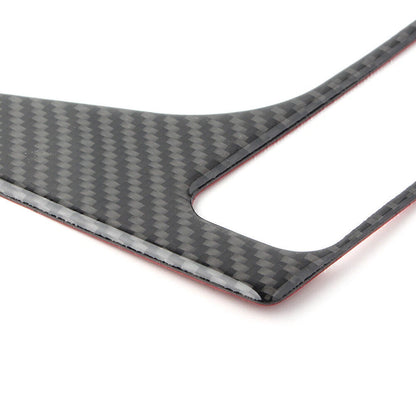 Console Gear Shift Box Trim Cover LHD For Audi A4 B9 A5 S5 2017-20 Carbon Fiber