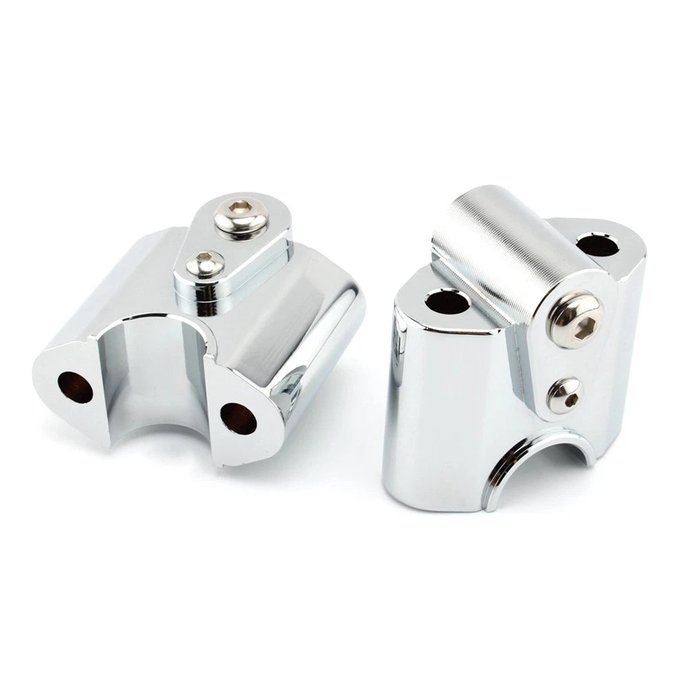 Chrome Moto Handlebar Riser Handle Bar Lift Clamp Adapter For BMW R 18 / Classic