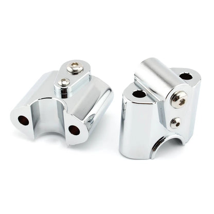 Chrome Moto Handlebar Riser Handle Bar Lift Clamp Adapter For BMW R 18 / Classic