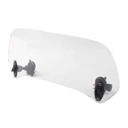 Adjustable Windshield Clip On Extension Spoiler Wind Deflector For Motorcycle