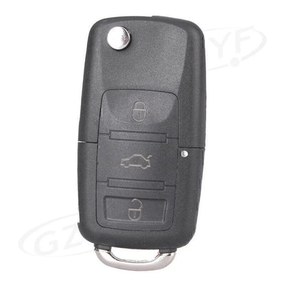 Remote Key Cover Fob Shell Case Uncut Blade For Jetta Passat Golf 3 Buttons