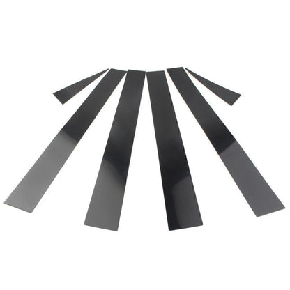 6Pcs Set Pillar Posts Door Trim Cover Kit Black Fit TOYOTA Sienna 2004-2010 09