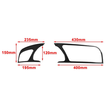 2 Pcs LHD Dashboard Instrument Panel Cover Trim For Audi A5 RS5 S5