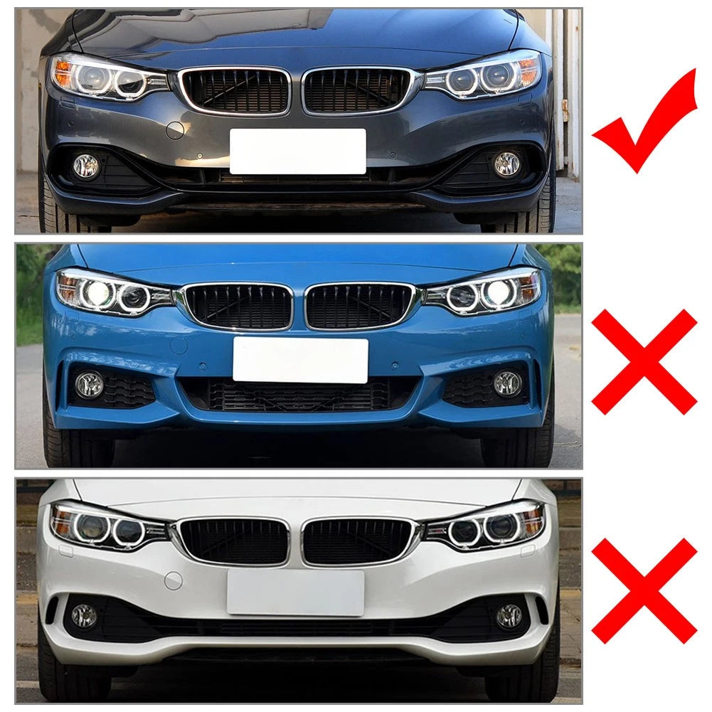 Front Bumper Fog Light Bezel For BMW 4 Series F32 F33 F36 428i 430i 435i 440i L