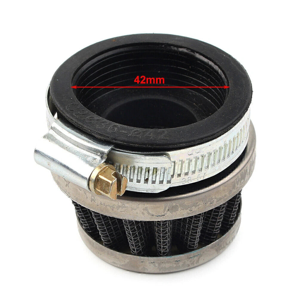 42mm Performance Air Filter Fit 150cc-250cc ATV Go Kart Pit Dirt Bike Motorcycle