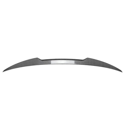 Carbon Fiber Look Rear Trunk Wing Spoiler For Audi A4 S4 B9 Sedan 2017-2024