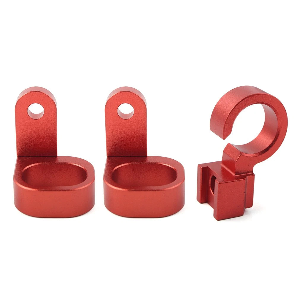 3PCS Front & Rear Brake Hose Line Clamp Fit For Suzuki DRZ400SM 2005-2024 Red