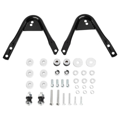 Detachable Two-up Tour Pack Mount Rack & Docking Hardware Kit For Harley 97-08